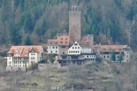 Burg Liebenzell (450 M Ü. Nn, Erbaut Im 12. Jahrhundert Von Den Grafen Von Calw, 1692 Zerstört, 1954 Wieder Aufgebaut) Panoramio