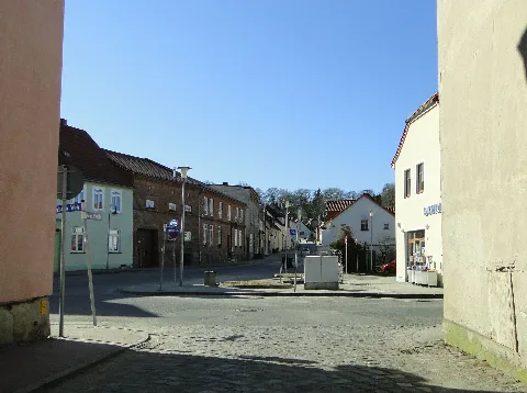 Burg Stargard Blick Aus Neuer Straße In Kurze Straße, Bachstraße 2011 03 07 094