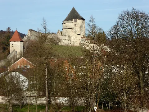 Burghausen, Pulverturm Von Süden, 1