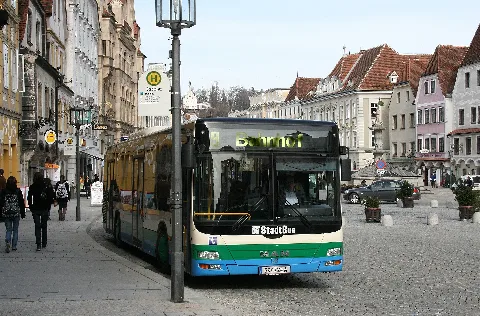 Bus Am Steyrer Stadtplatz