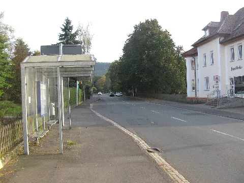 Bushaltestelle Apotheke, 1, Oberaula, Schwalm Eder Kreis
