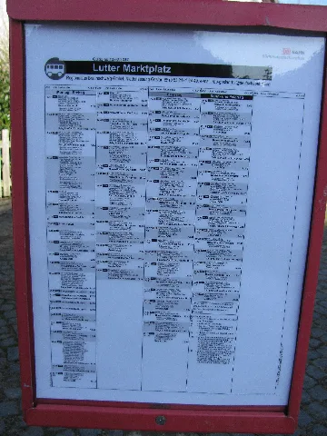 Bushaltestelle Markt, 2, Lutter Am Barenberge, Landkreis Goslar