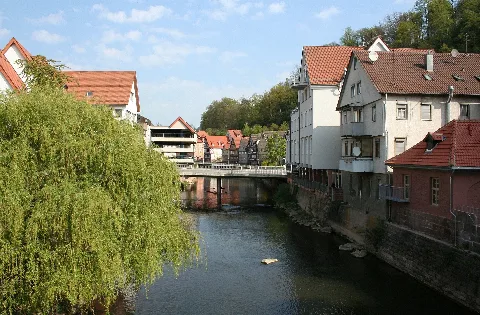 Calw Nagold Marktbrücke