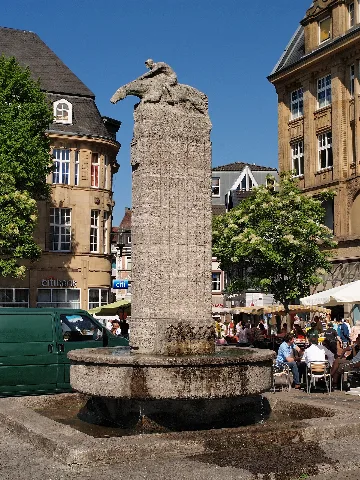 Castrop Rauxel Fountain At Marketplace