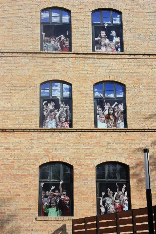 Category Halle (Saale), Fassade Der Wittekind Grundschule