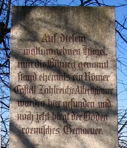 Celeusum Gedenksäule Pförring Lkreichstätt Oberbayern