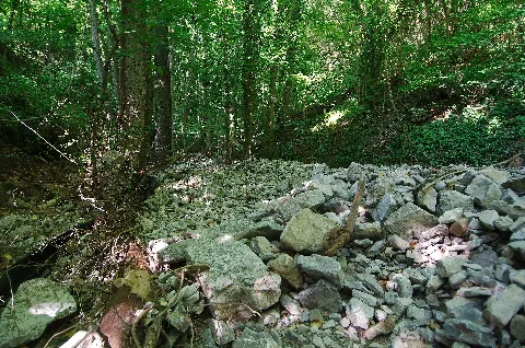 Checking Out A Small Stream After The Floods At The End Of May. Huge Amounts Of Stones Were Moved By The Floods. (28053261112)