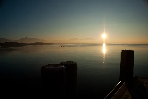 Chiemsee Vom Dampfersteg In Chieming Panoramio