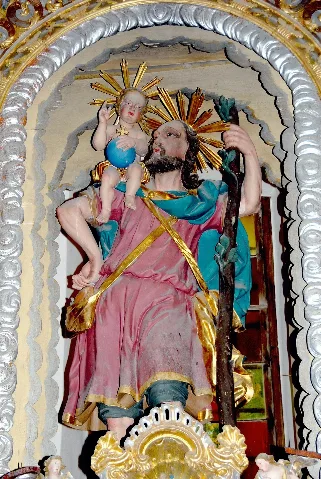 Christofberg Kirche Altar Christophorus 07112006 01