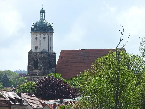 Church Neustadt Orla, Thuringia, Germany