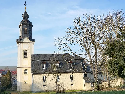 Church Niederrossla Germany February 2025 Crop