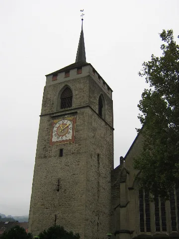 Clocher Église Saint Étienne Moudon