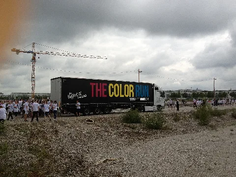Color Run Munich Truck