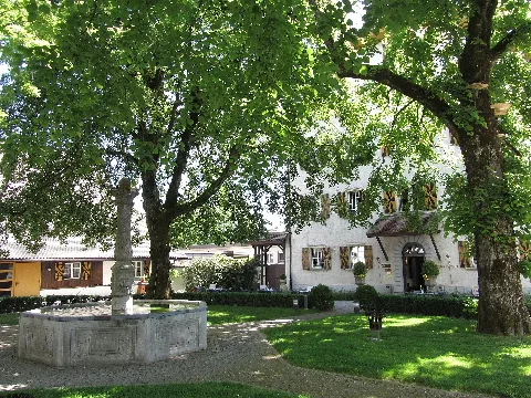 Cortile Interno Del Del Castello Di Böttstein