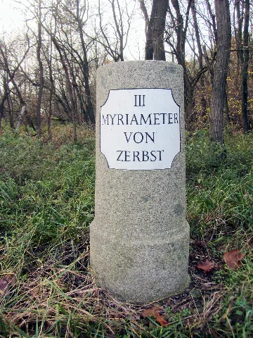 Coswig Anhaltischer Meilenstein
