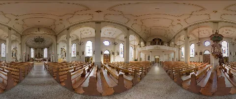 Courroux Kirche Kugelpanorama