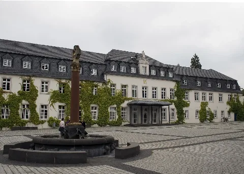 Courtyard Of St. Matthias' Abbey, Trier