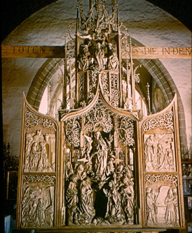 Creglingen Herrgottskirche Riemenschneider Altar 19600605