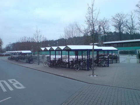 Cycle Parking, Erzhausen Train Station