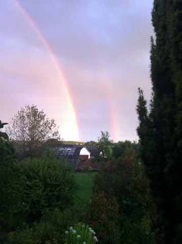 D Bw Kn Mühlingen Gallmannsweil Zwei Regenbögen