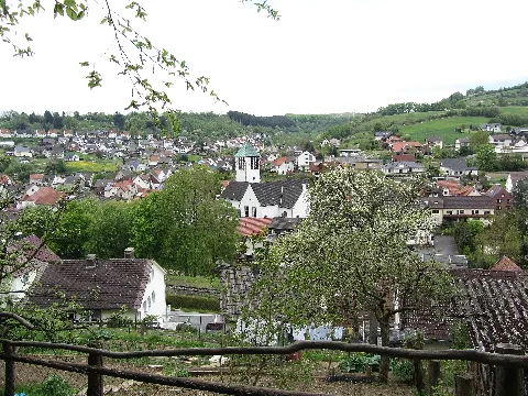 Dalhausen Kirche Vom Krähenberg