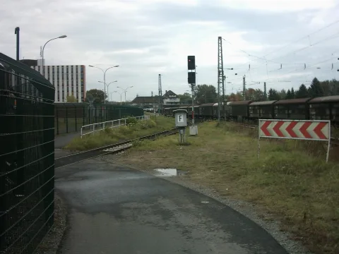 Darmstadt, Railway Tracks Near Merck Ii