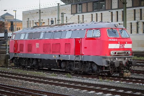 Db Class 218 830 8 Hannover Main Station Germany