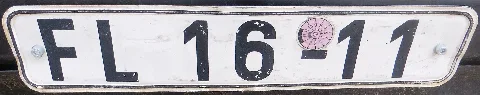 Ddr License Plate 01