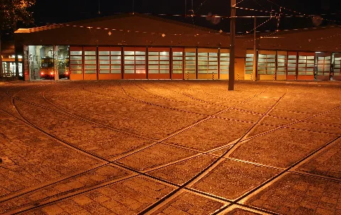 Depot Strassenbahn Karlsruhe