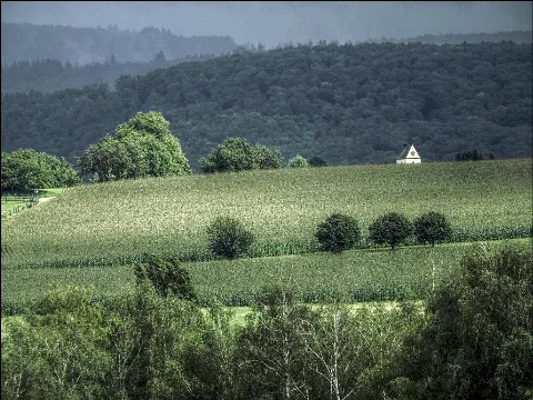 Der Kirchturm Von Tannenkirch Gesehen Von Der B3 Bei Hertingen Panoramio