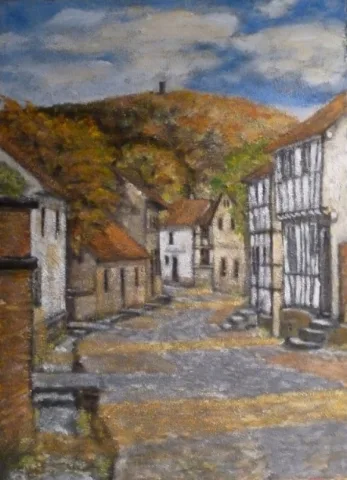 Dernau Kirchgasse (Abwaerts) Ca. 1920