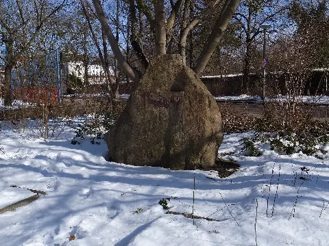 Dessau,Gedenkstein Sophie Nagel