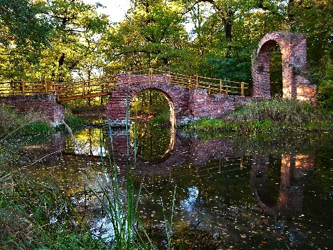 Dessau,Georgium,Ruinenbrücke
