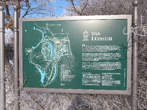 Dessau, Informationstafel Luisium