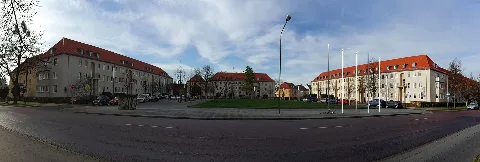 Dessau-Roßlau, Ortsteil Siedlung, Bauhausplatz (Baudenkmal im Denkmalverzeichniss Sachsen-Anhalt, Erfassungsnummer: 094 40322 000 000 000 000 [1])