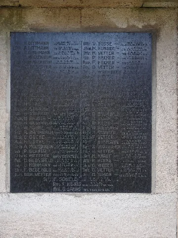 Detail War Memorial, Oberheldrungen 1