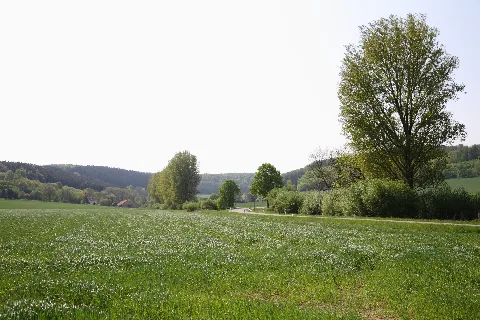 Die K50 Am Katzbach Richtung Siebenstern Im Hintergrund Das Bauernhof Rothehaus