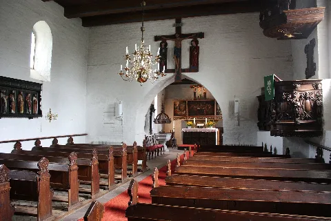 Die Schobüller Dorfkirche Innenansicht