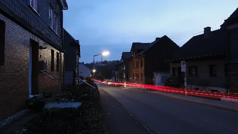 Die Strasse In Der Abenddämmerung 12.3.2011 Panoramio