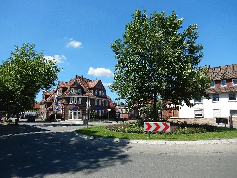 Diepholz, Kreisel Am Bahnhof