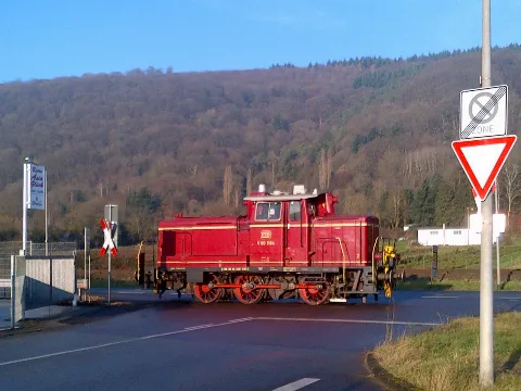 Diesel Locomotive V60 1184 Of The Vulkan Eifel Bahn In Trier 25 January 2016