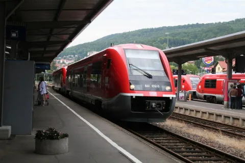 Diesel Railcar At Waldshut Geo.hlipp.de 5148