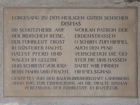 Dismas Verehrung Landsberg