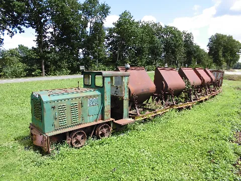 Display Of Old Peat Railway