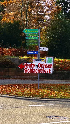 Dobel Ochsen Schlachtfest Wegweiser Panoramio
