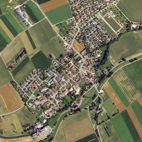 Dop40 Landkreis Donau Ries 32606 5410 (Bayerische Vermessungsverwaltung)