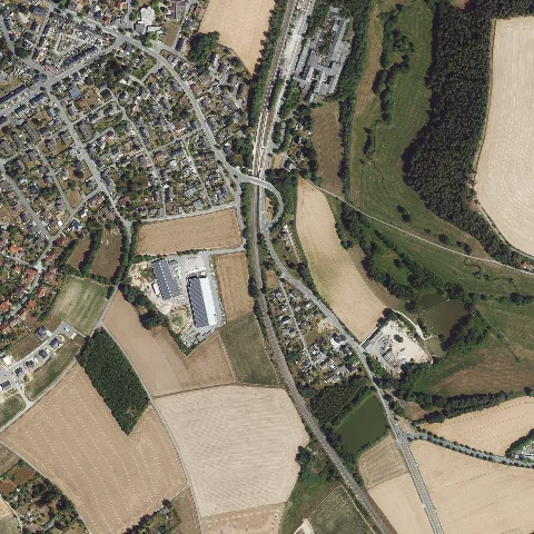Dop40 Landkreis Hof 32710 5566 (Bayerische Vermessungsverwaltung)