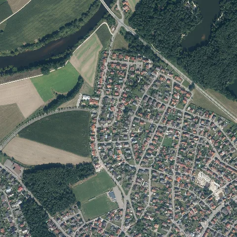 Dop40 Landkreis Schwandorf 32724 5457 (Bayerische Vermessungsverwaltung)