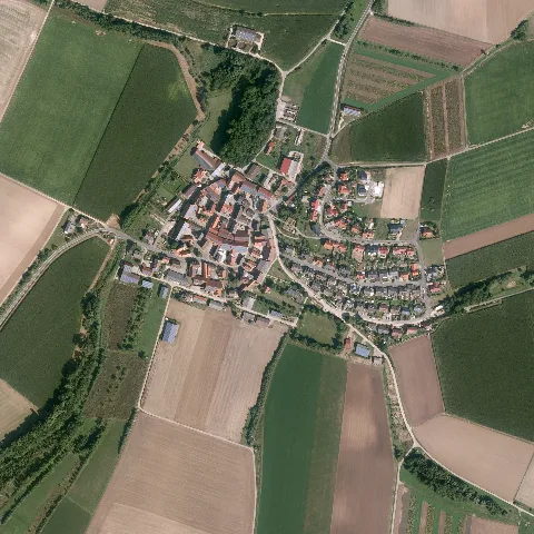 Dop40 Landkreis Würzburg 32574 5496 (Bayerische Vermessungsverwaltung)