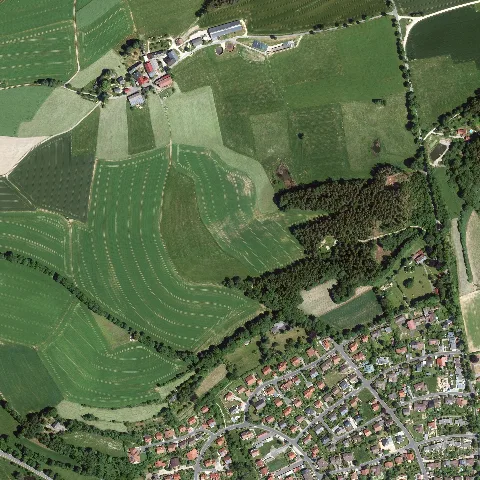 Dop40 Landkreis Wunsiedel Im Fichtelgebirge 32714 5548 (Bayerische Vermessungsverwaltung)